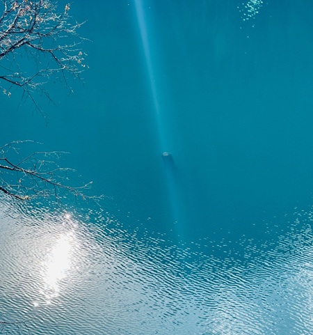 Morning View of Blue Water