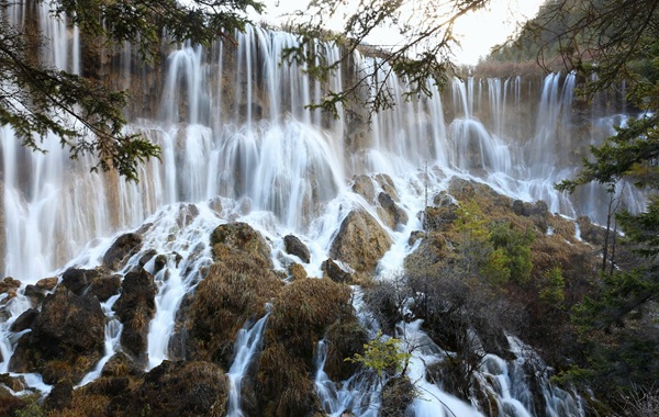 Nuorilang Waterfall in Jiuzhaigou