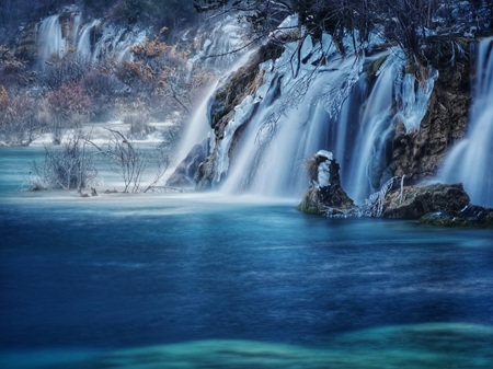 Nuorilang Waterfall in Jiuzhaigou